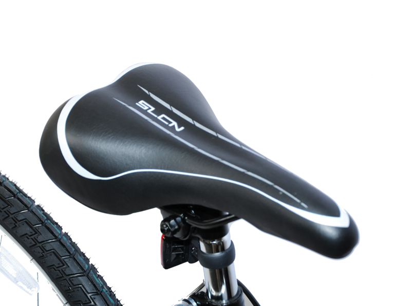 Professional Cross Commuter Mens Hybrid Bike Black and Red-2